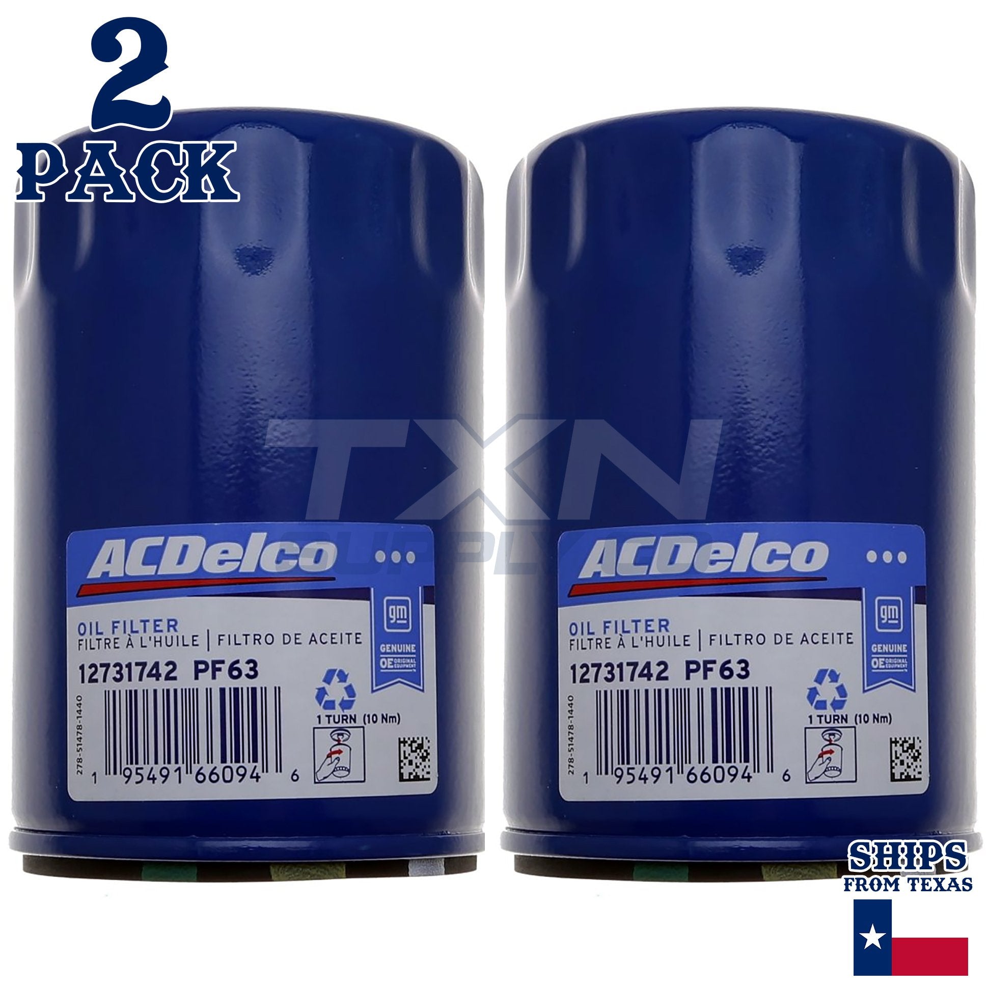 ÐÐ¡DÐµÐÑÐ¾ PF63 PF63F GÐ Engine Oil Filter 12731742 - 2 Pack
