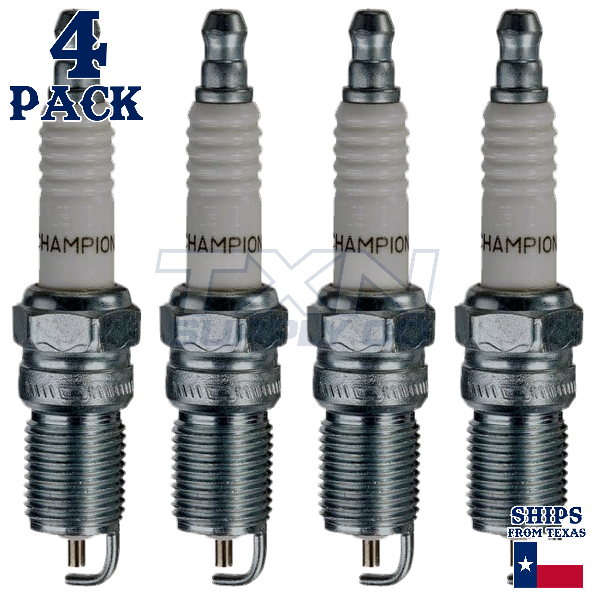 Champion 15 Spark Plugs 4 Pack
