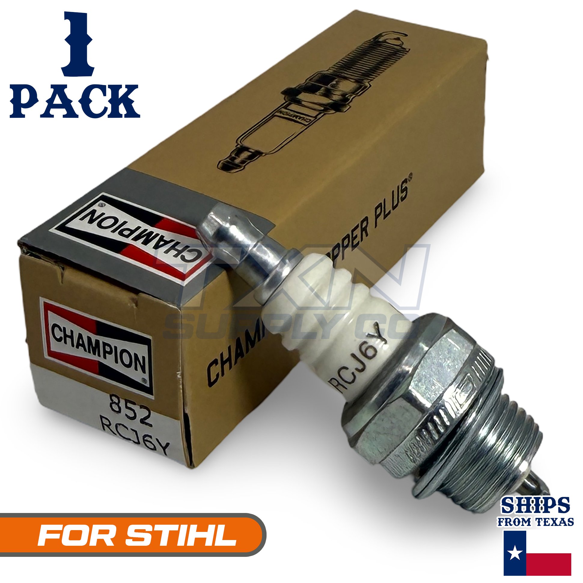1 Pack Champion Spark Plug - For STIHL FS 120 R Trimmer Cutter