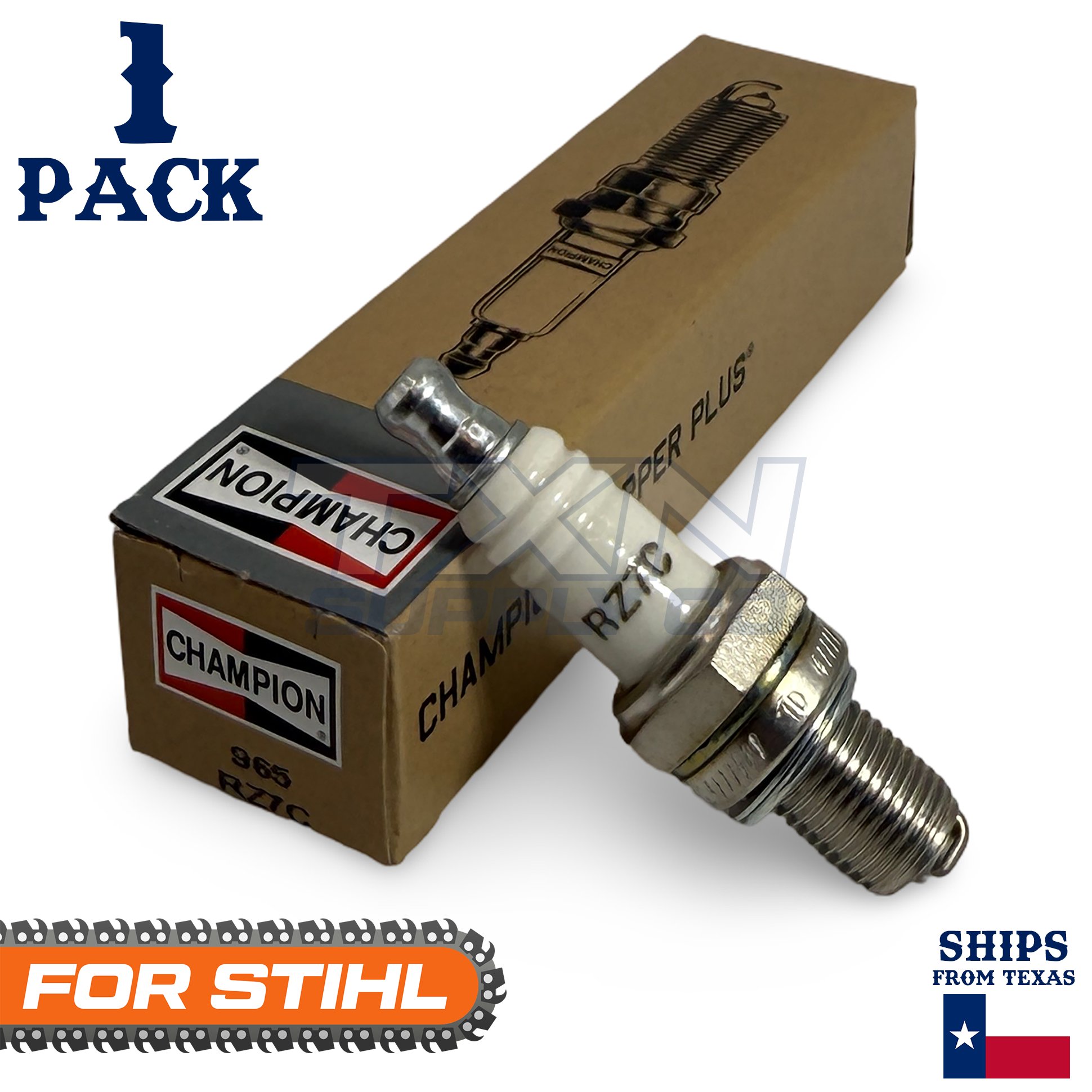 1 Pack Champion Spark Plug - For MS193 STIHL Chainsaw | eBay