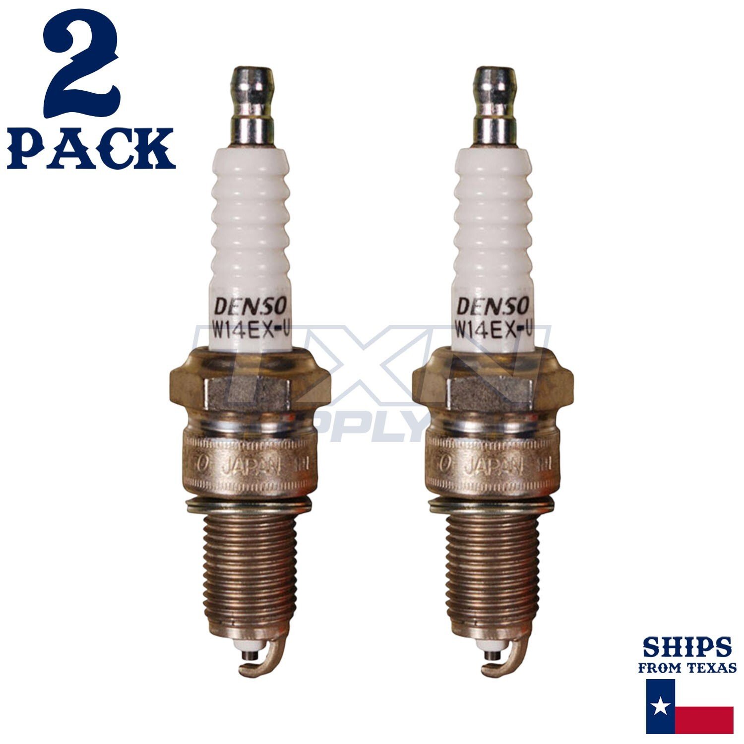 2 Pack Denso 3011 Standard Spark PlugsÂ W14EX-U