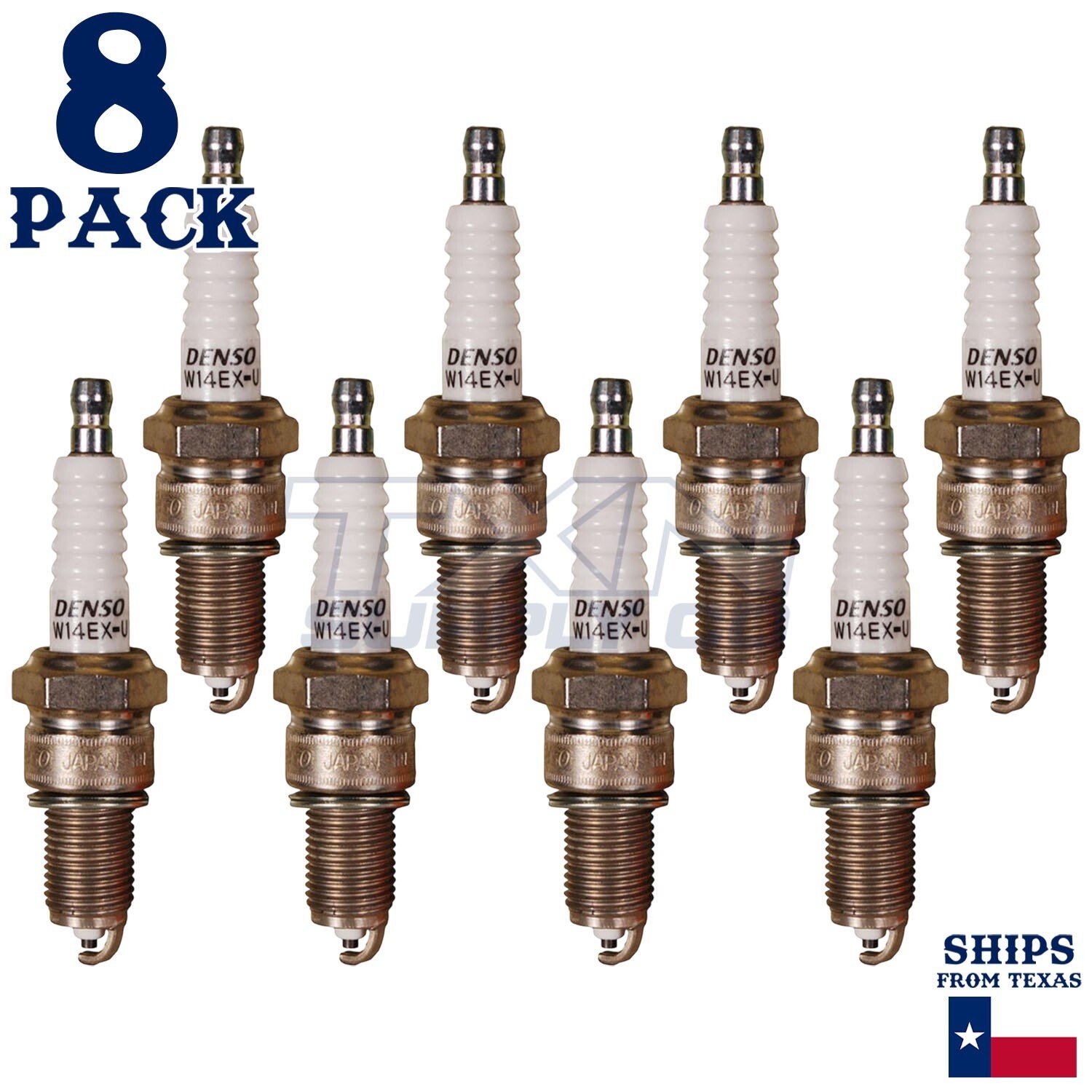 8 Pack Denso 3011 Standard Spark PlugsÂ W14EX-U