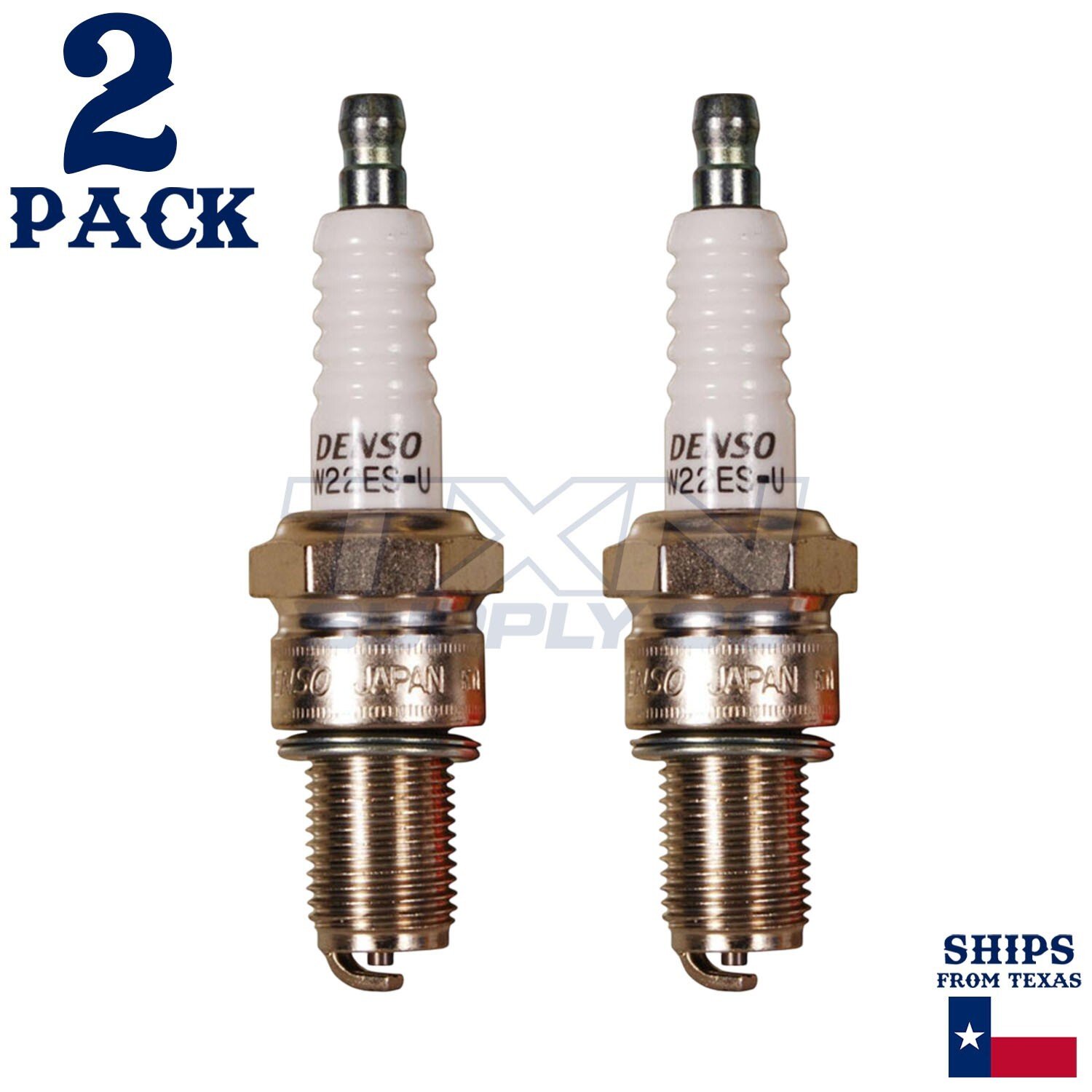 2 Pack Denso 3093 Standard Spark PlugsÂ W22ES-U