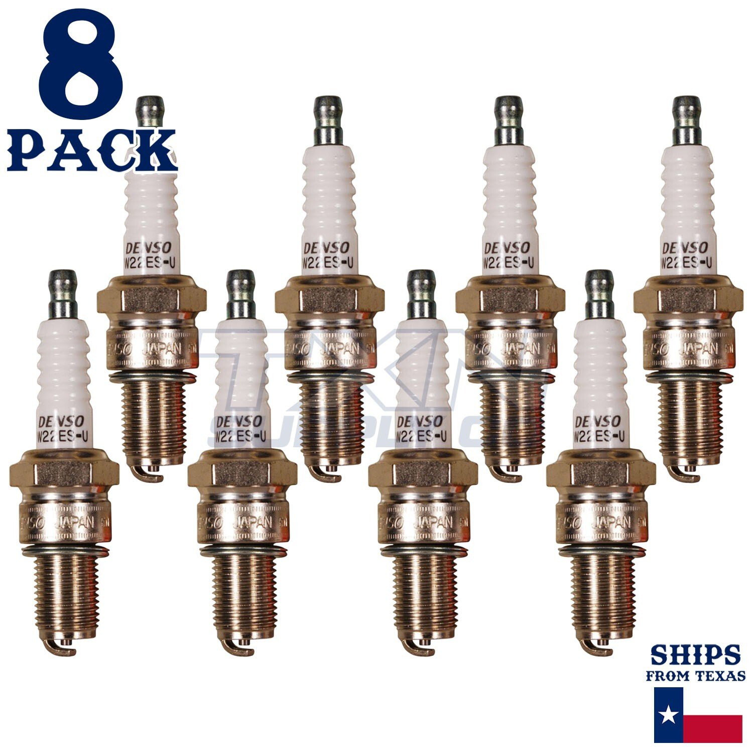 8 Pack Denso 3093 Standard Spark PlugsÂ W22ES-U