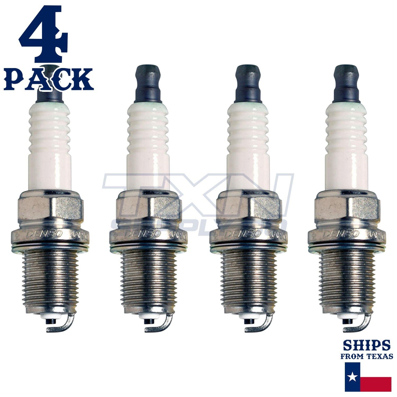 4 Pack Denso 3122 U-Groove Spark PlugsÂ K20R-U