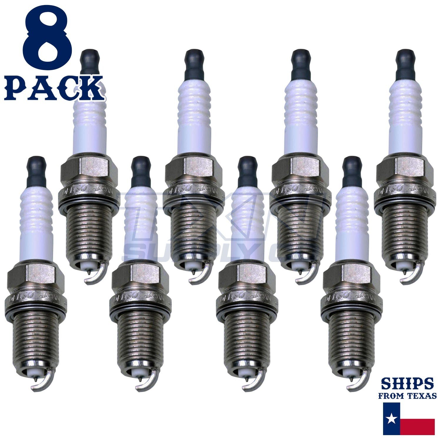 8 Pack Denso 3419 Iridium Long Life Spark PlugsÂ SK22PR-M11S