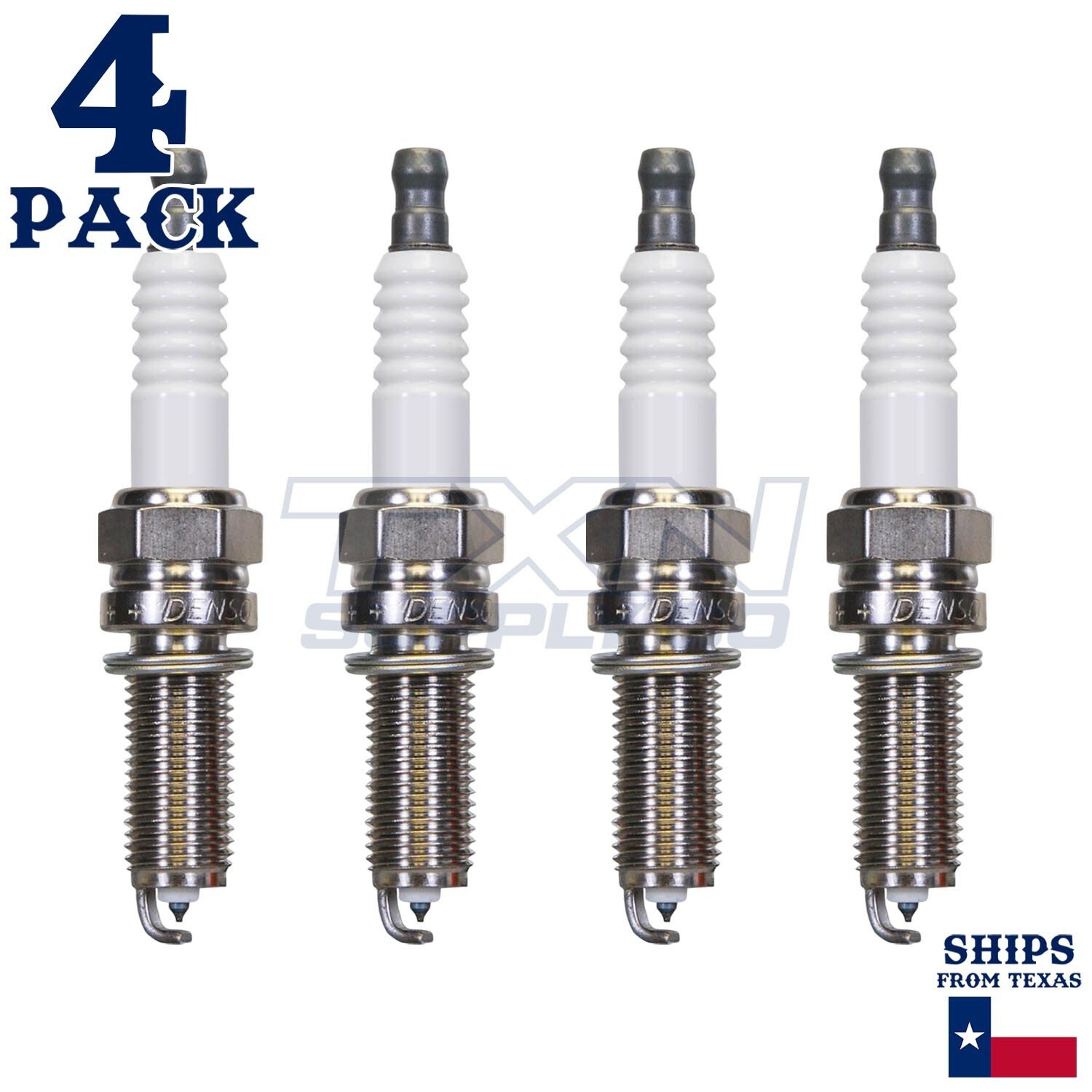 4 Pack Denso 3441 Iridium Long Life Spark PlugsÂ SXU22HDR8