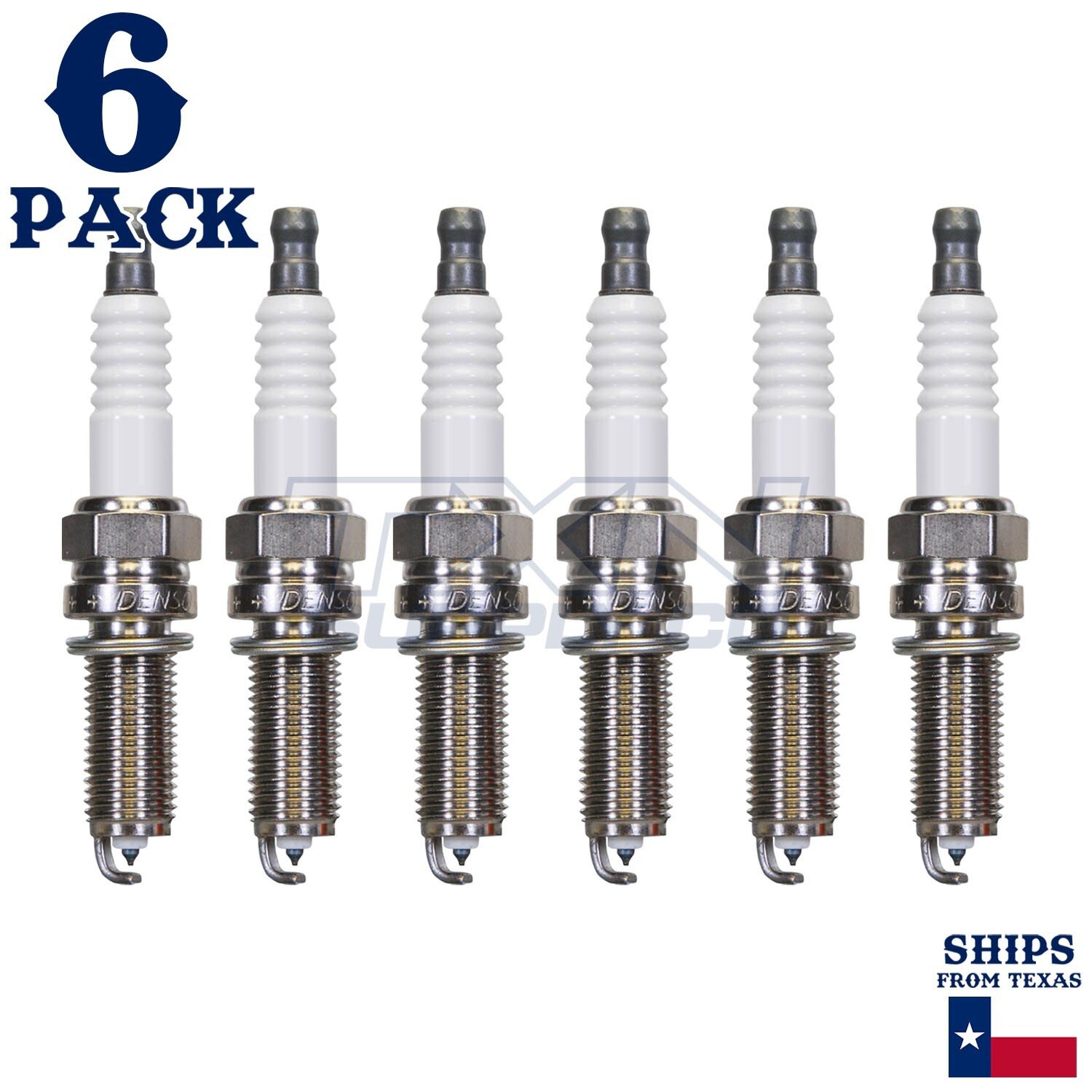 6 Pack Denso 3441 Iridium Long Life Spark PlugsÂ SXU22HDR8