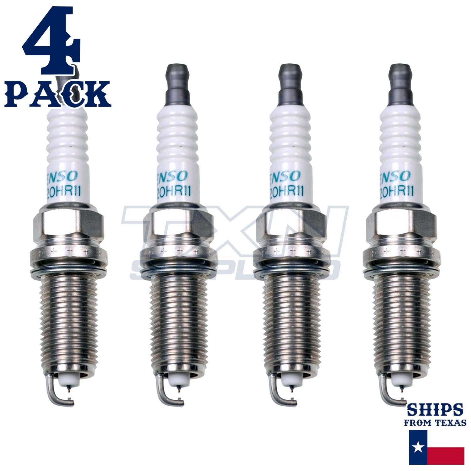 4 Pack Denso 3450 Iridium Long Life Spark PlugsÂ FK16HR-11