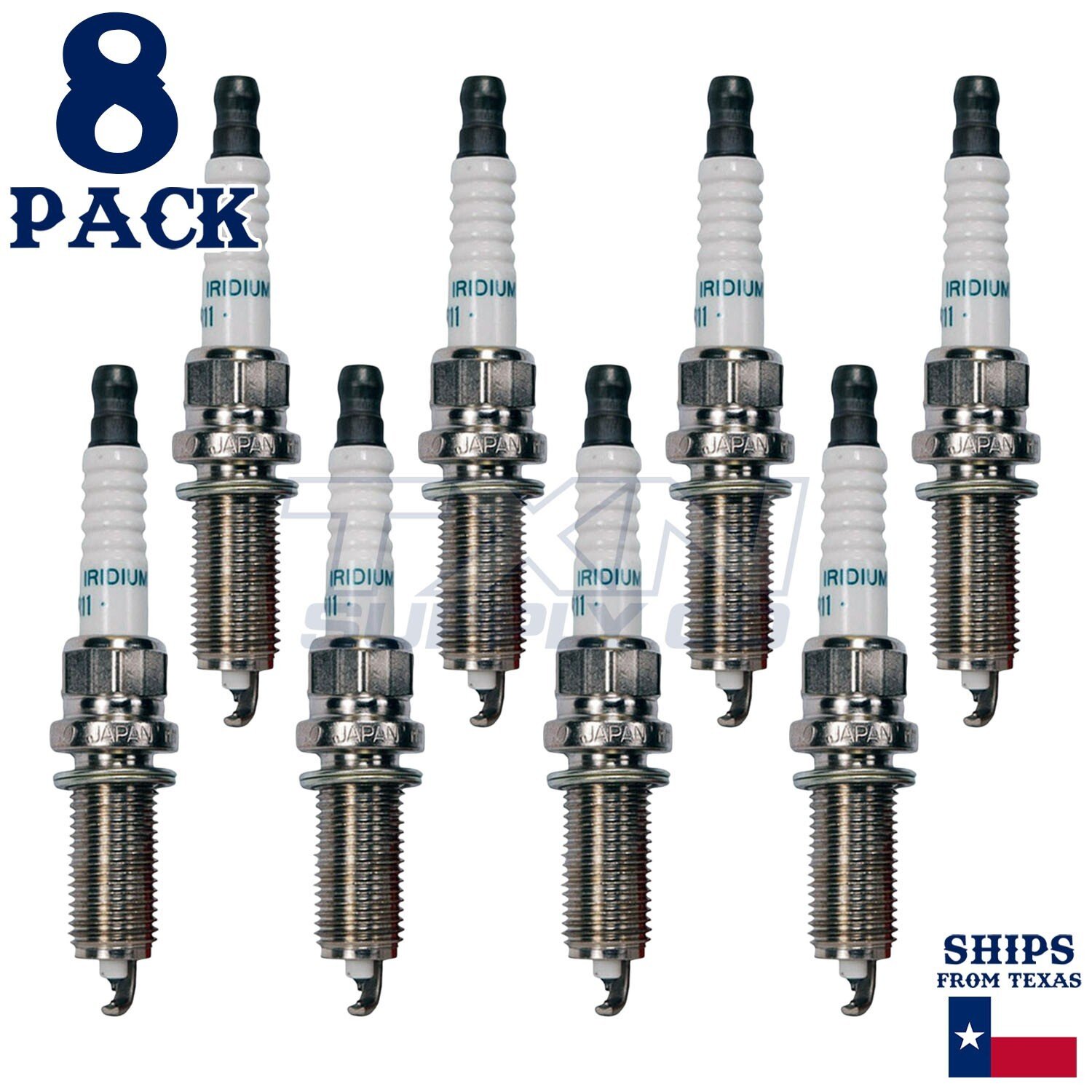 8 Pack Denso 3457 Iridium Long Life Spark PlugsÂ FXE24HR-11