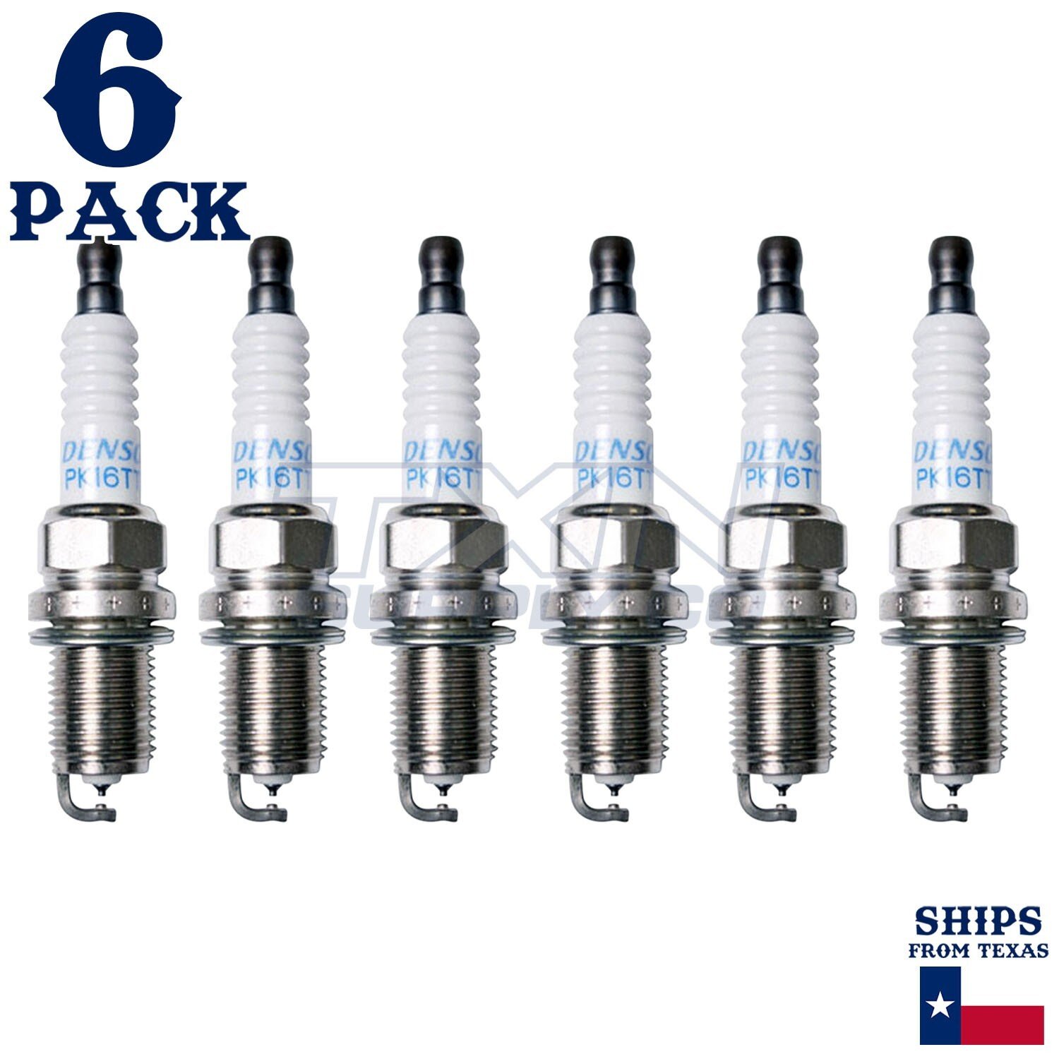 6 Pack Denso 4503 Platinum TT Spark PlugsÂ PK16TT