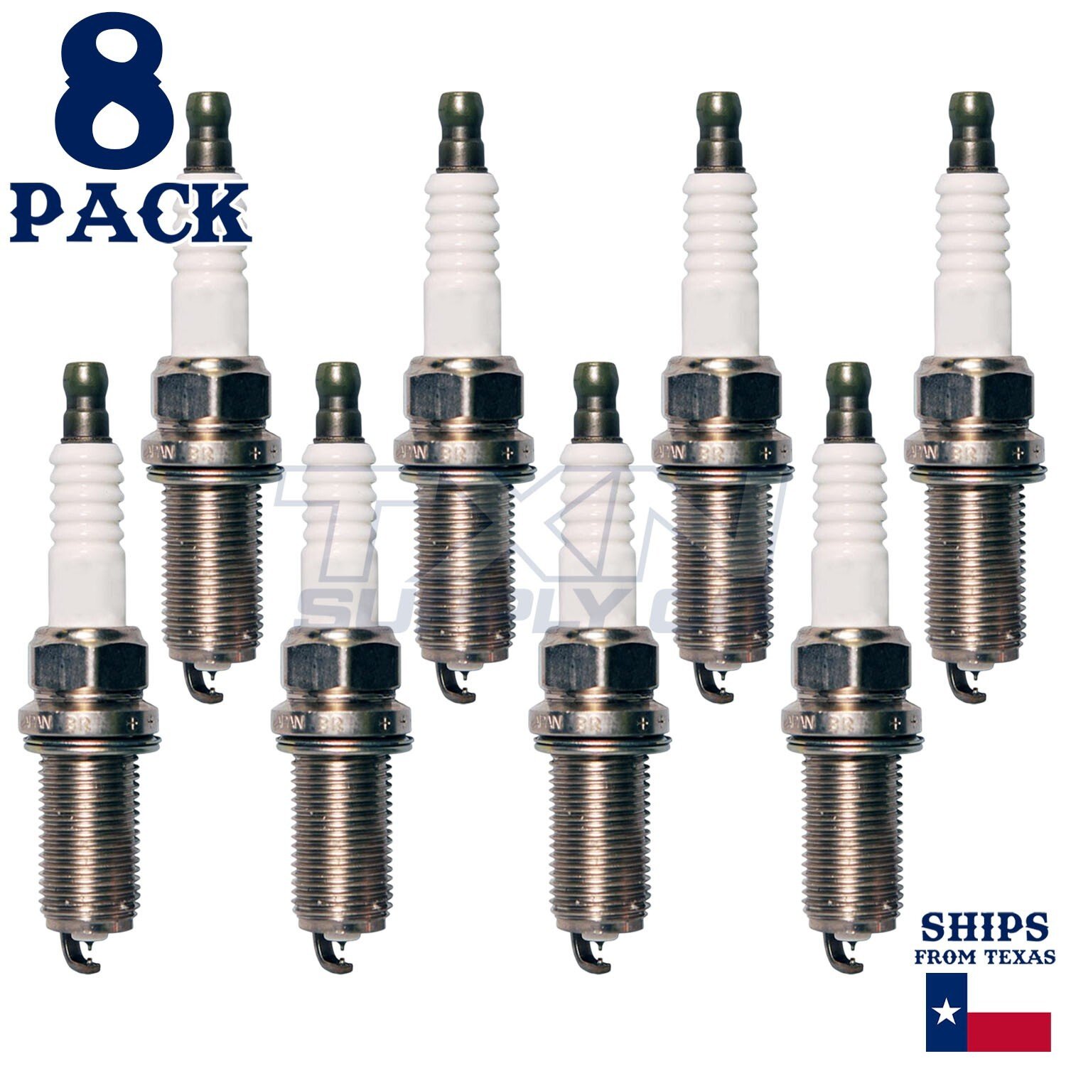 8 Pack Denso 4704 Iridium TT Spark PlugsÂ IKH20TT
