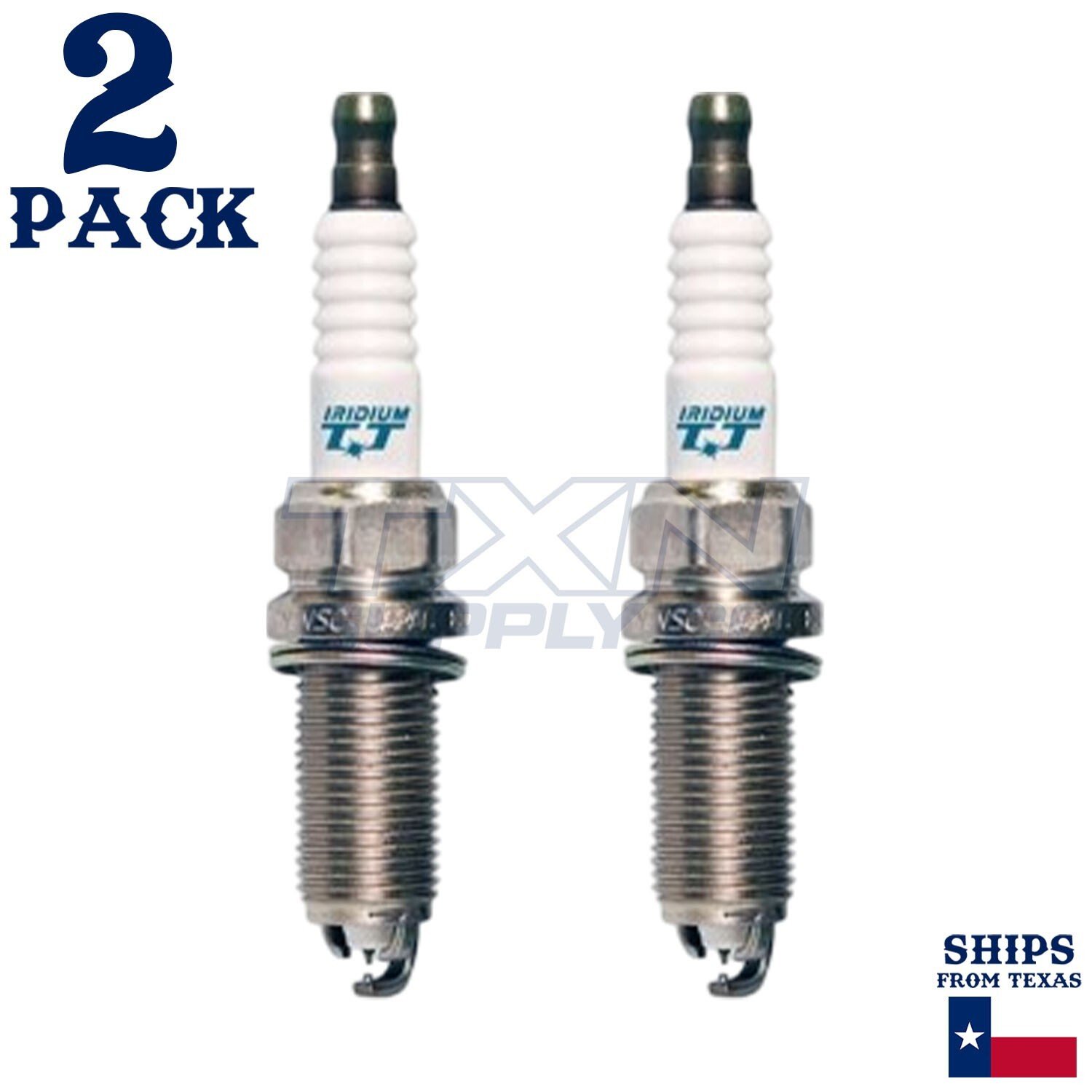 2 Pack Denso 4705 Iridium TT Spark PlugsÂ IKBH20TT