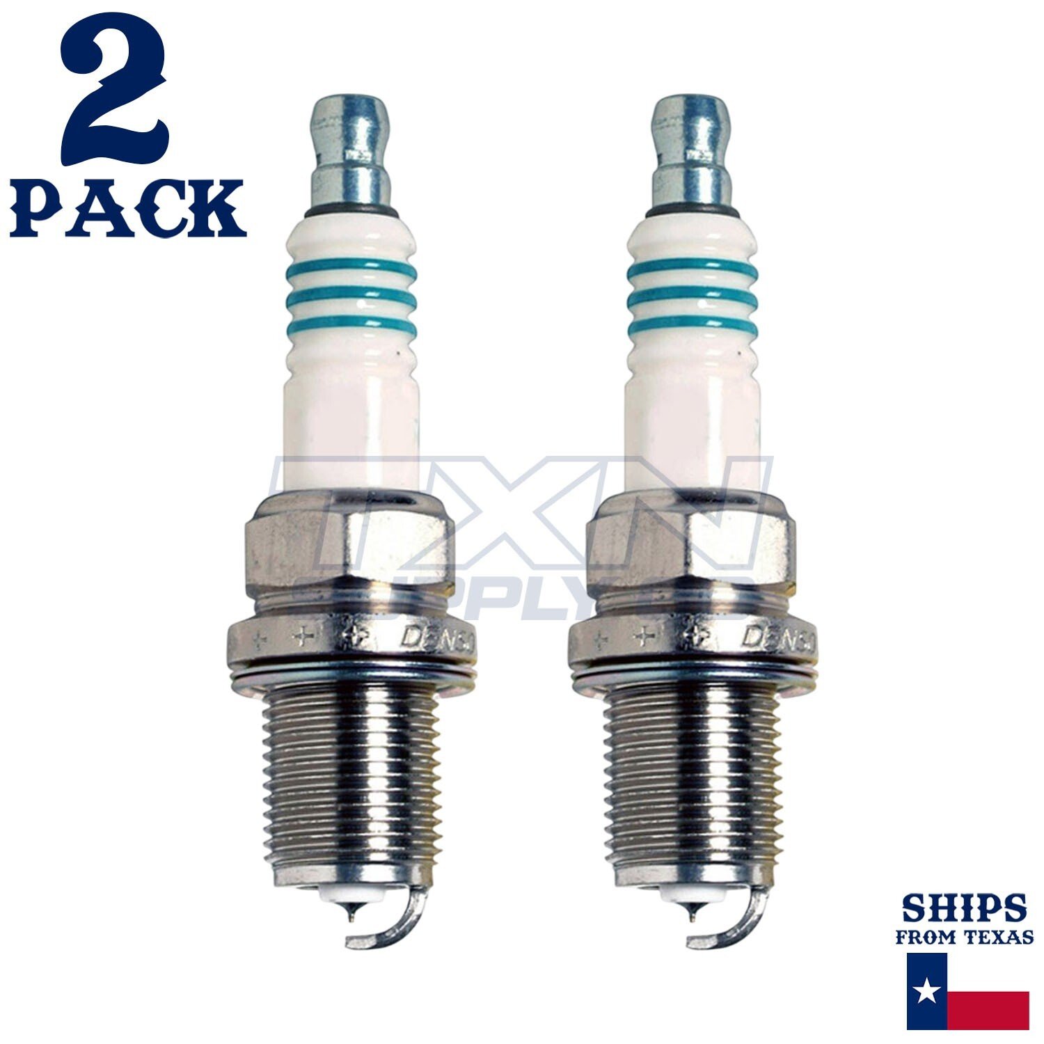 2 Pack Denso 5304 Iridium Power Spark PlugsÂ IK20