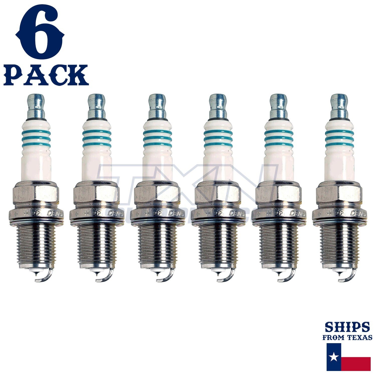 6 Pack Denso 5304 Iridium Power Spark PlugsÂ IK20
