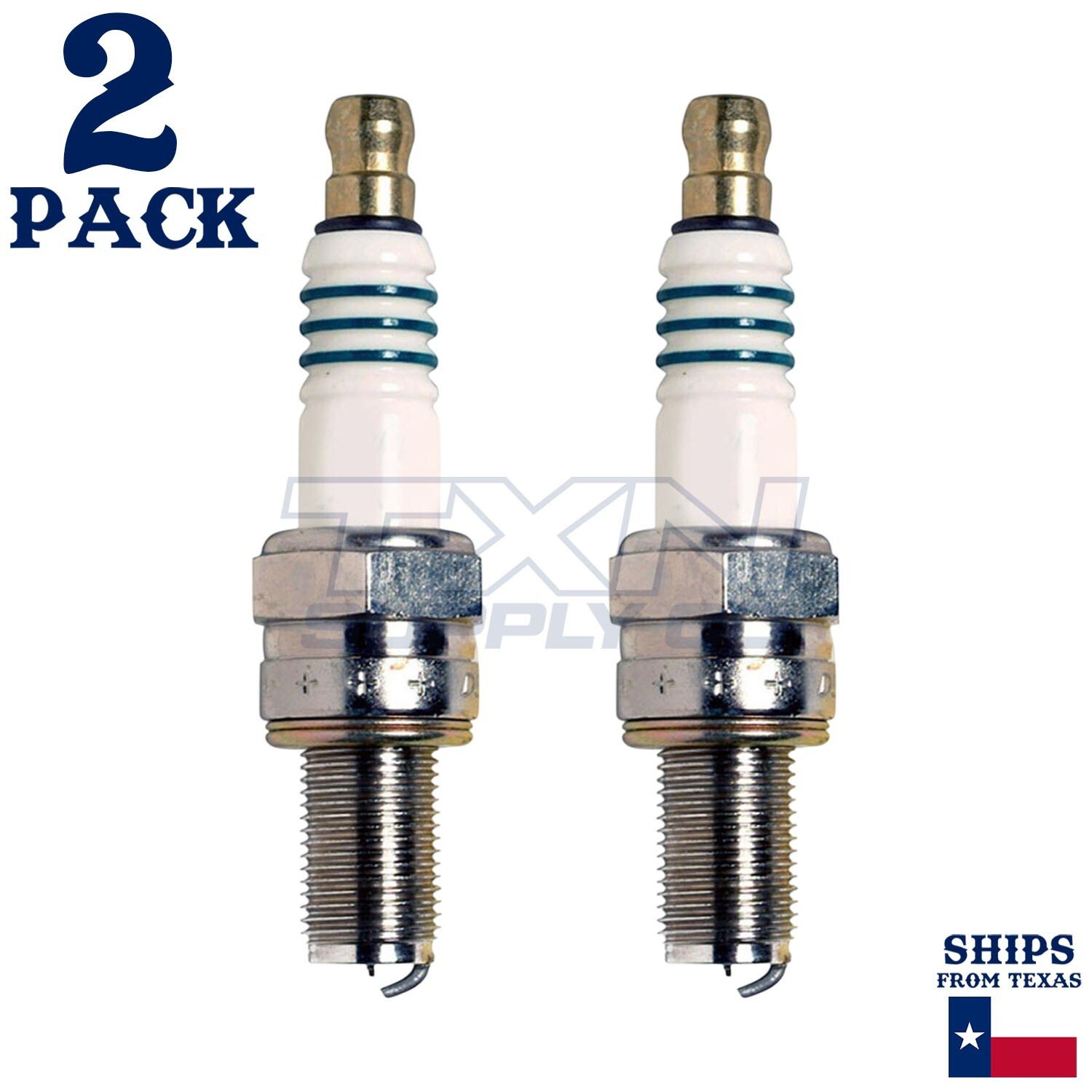 2 Pack Denso 5365 Iridium Power Spark PlugsÂ IU24A