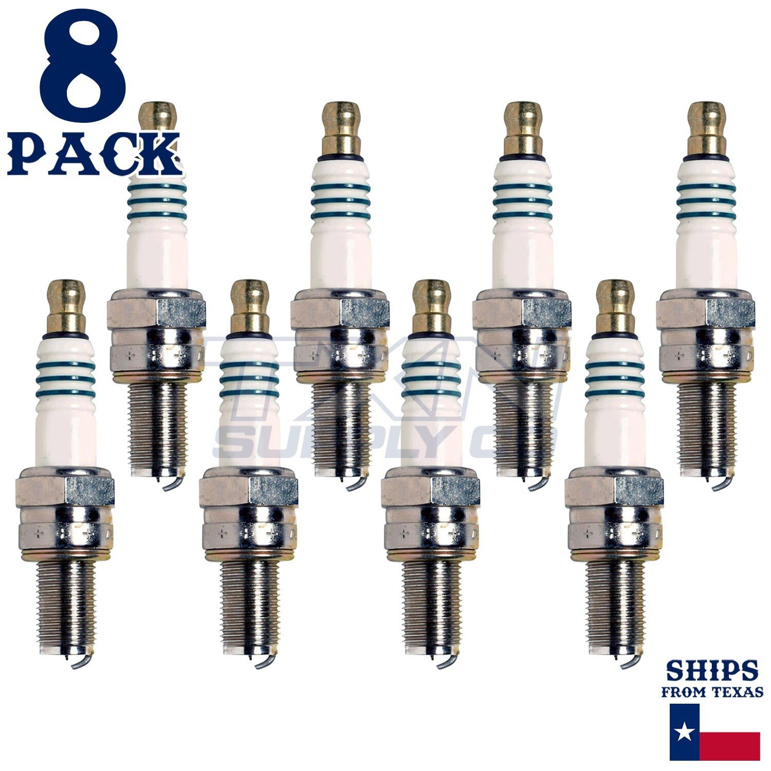 8 Pack Denso 5365 Iridium Power Spark PlugsÂ IU24A