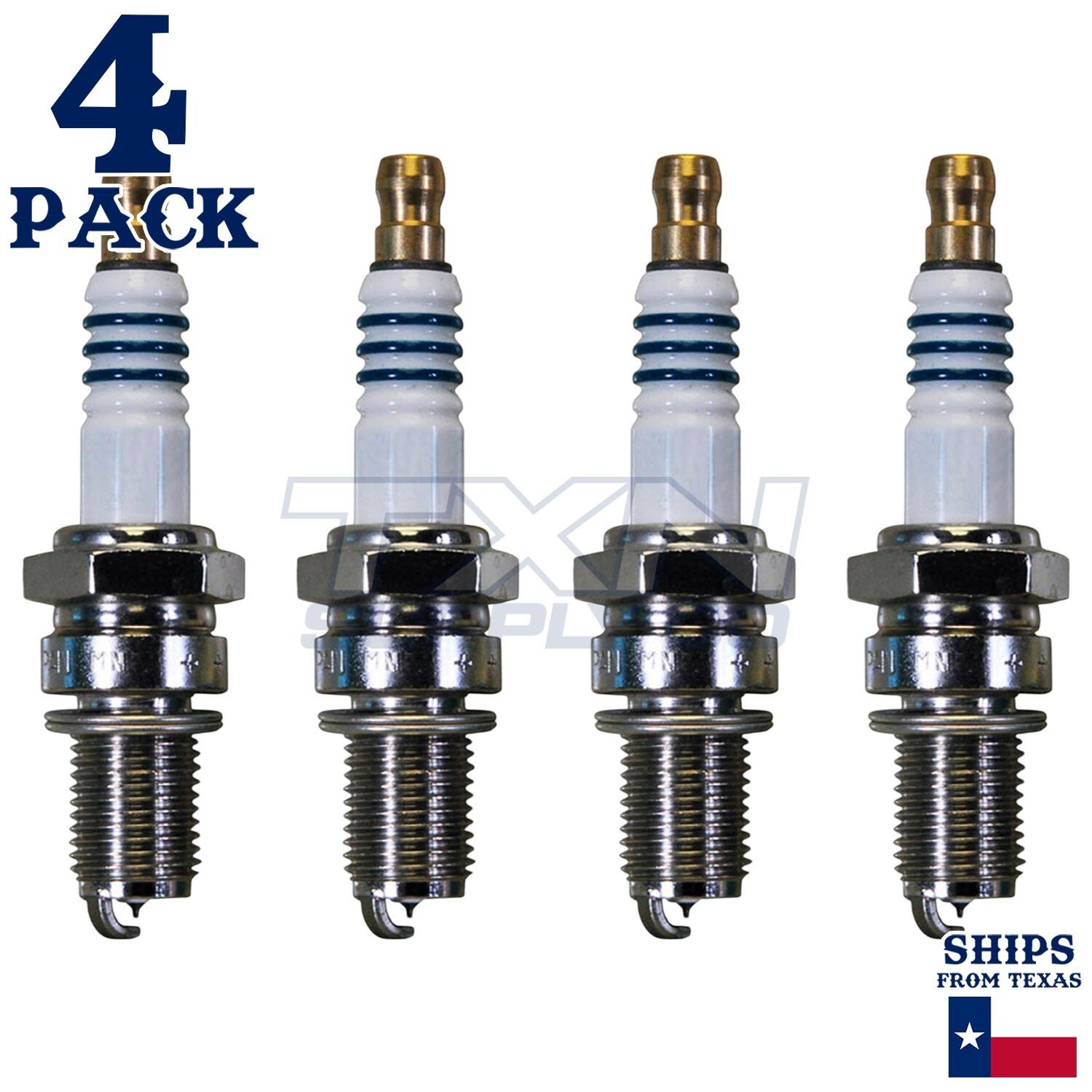 4 Pack Denso 5373 Iridium Power Spark PlugsÂ IX27