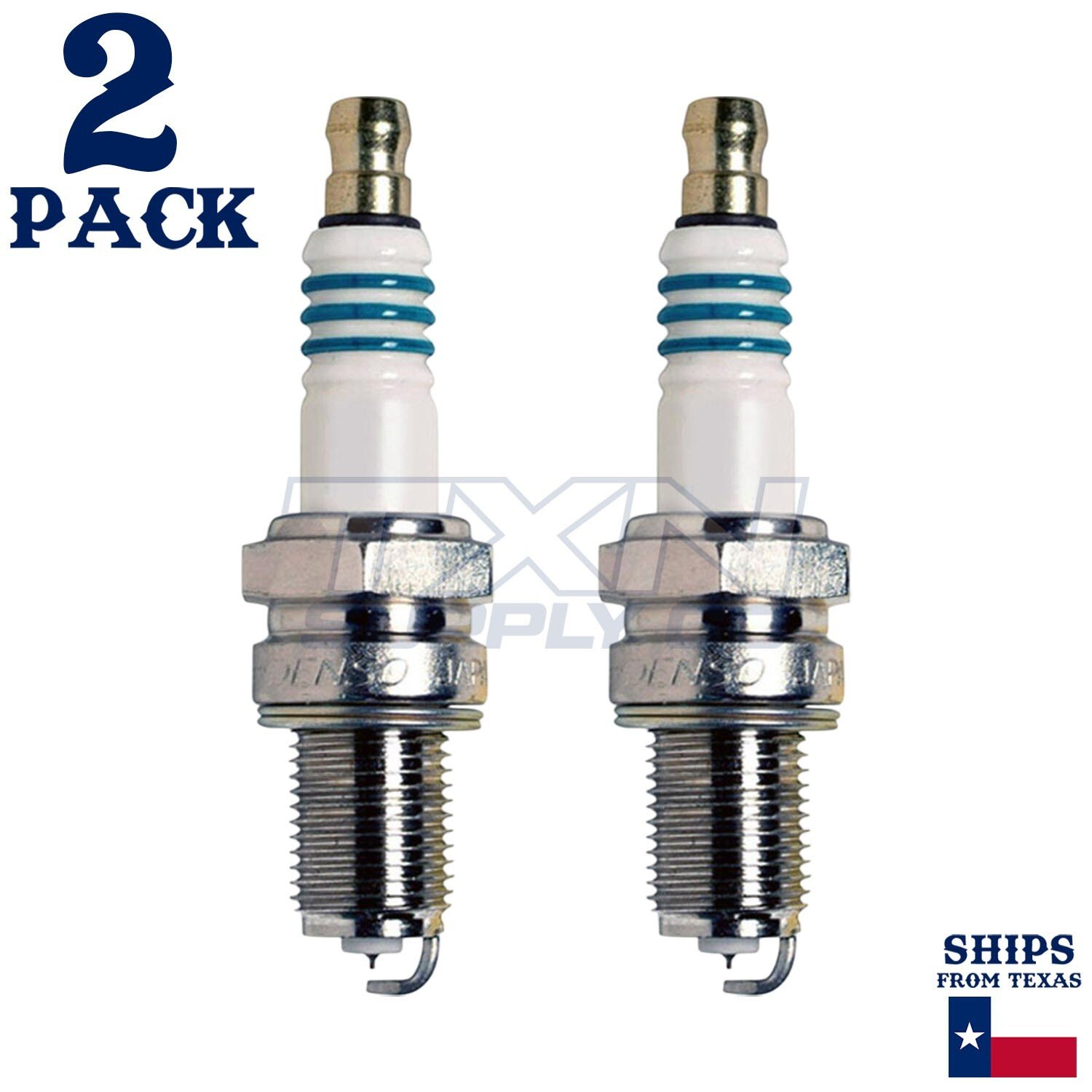 2 Pack Denso 5376 Iridium Power Spark Plugs IX24B