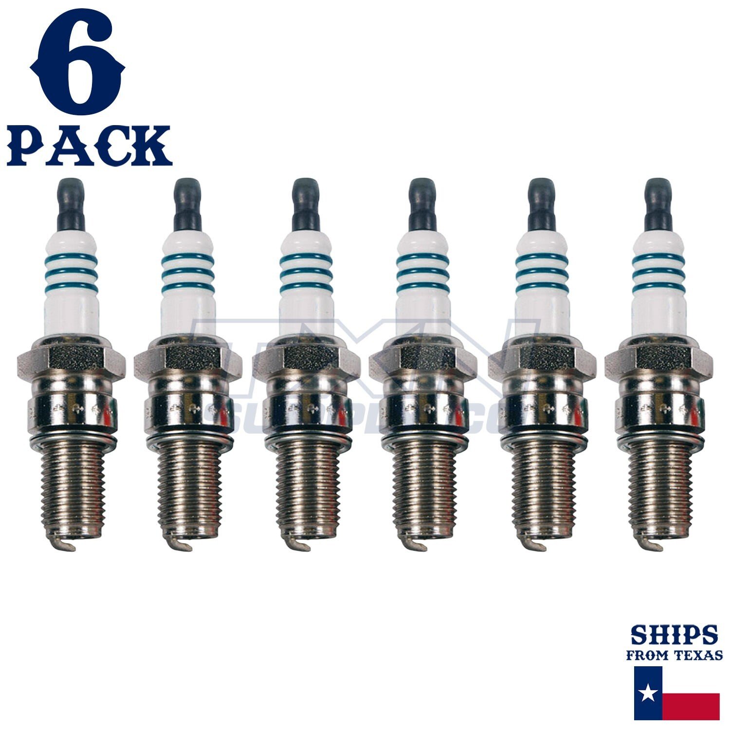 6 Pack Denso 5392 Iridium Power Spark PlugsÂ IWM27