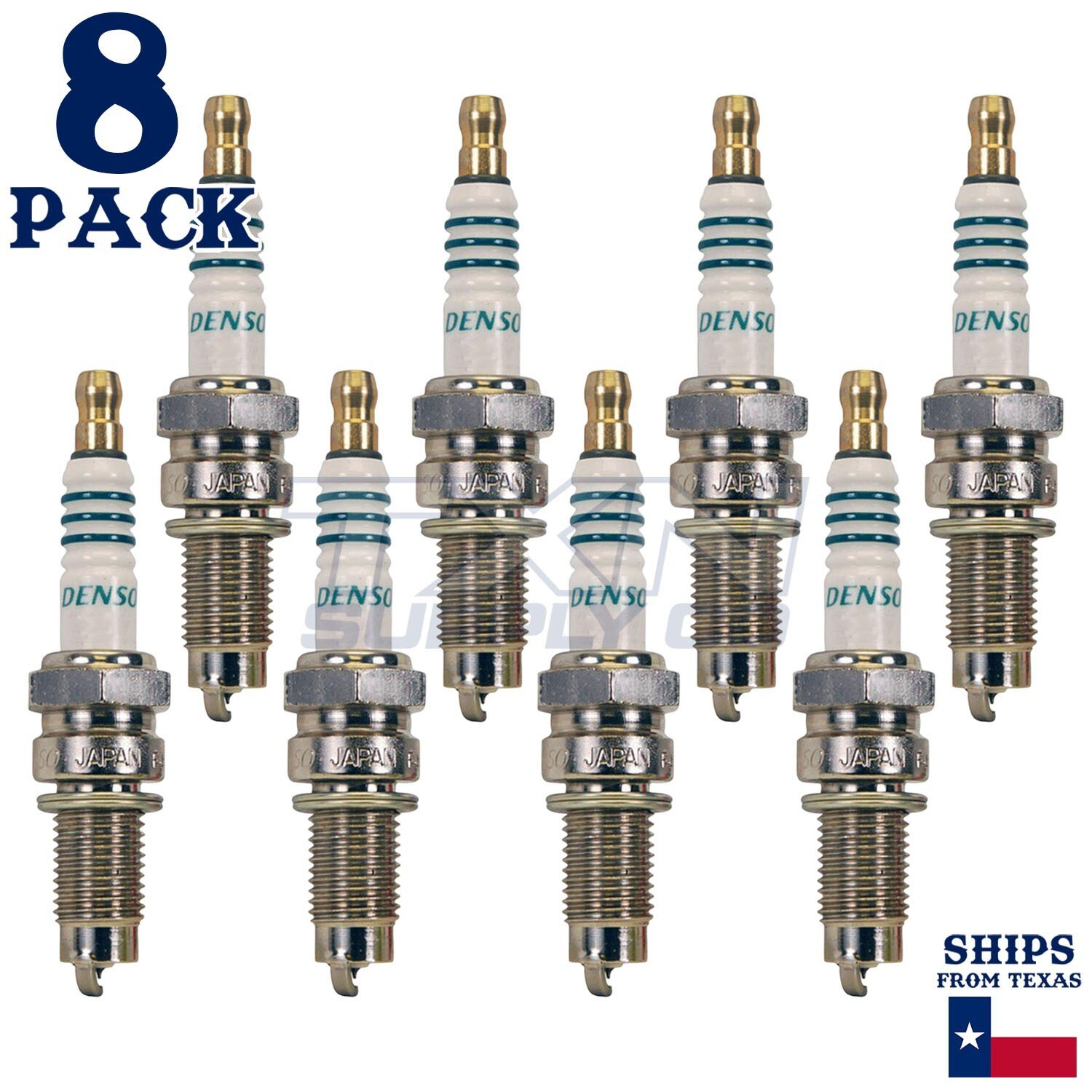 8 Pack Denso 5394 Iridium Power Spark Plugs IXG24